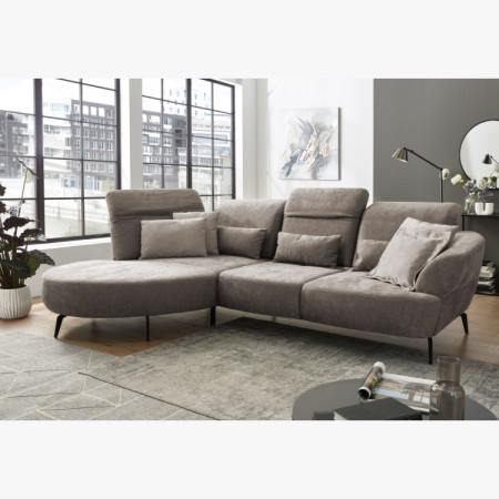 Sedergarnitur DANCE Sofa mit verstellbarem Komfort - linke Ecke