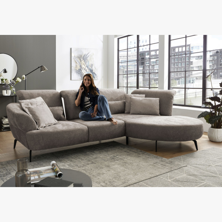 Sedergarnitur DANCE Sofa mit verstellbarem Komfort – rechte Ecke