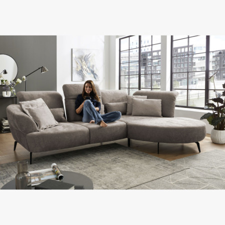 Sedergarnitur DANCE Sofa mit verstellbarem Komfort – rechte Ecke