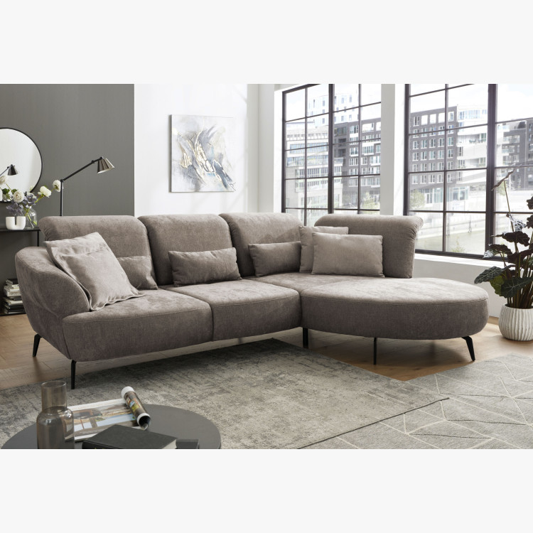 Sedergarnitur DANCE Sofa mit verstellbarem Komfort – rechte Ecke