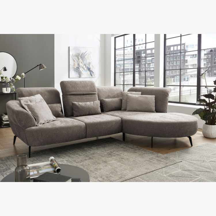 Sedergarnitur DANCE Sofa mit verstellbarem Komfort – rechte Ecke