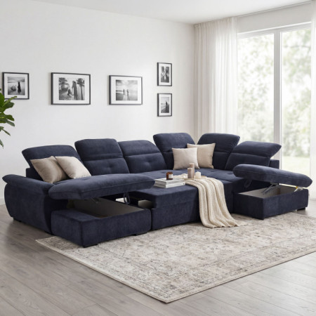 Großes U-förmiges Sitzsofa ZOOM - AKTION