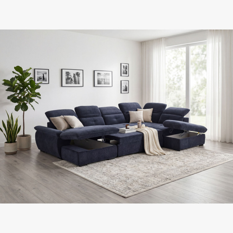 Großes U-förmiges Sitzsofa ZOOM - AKTION