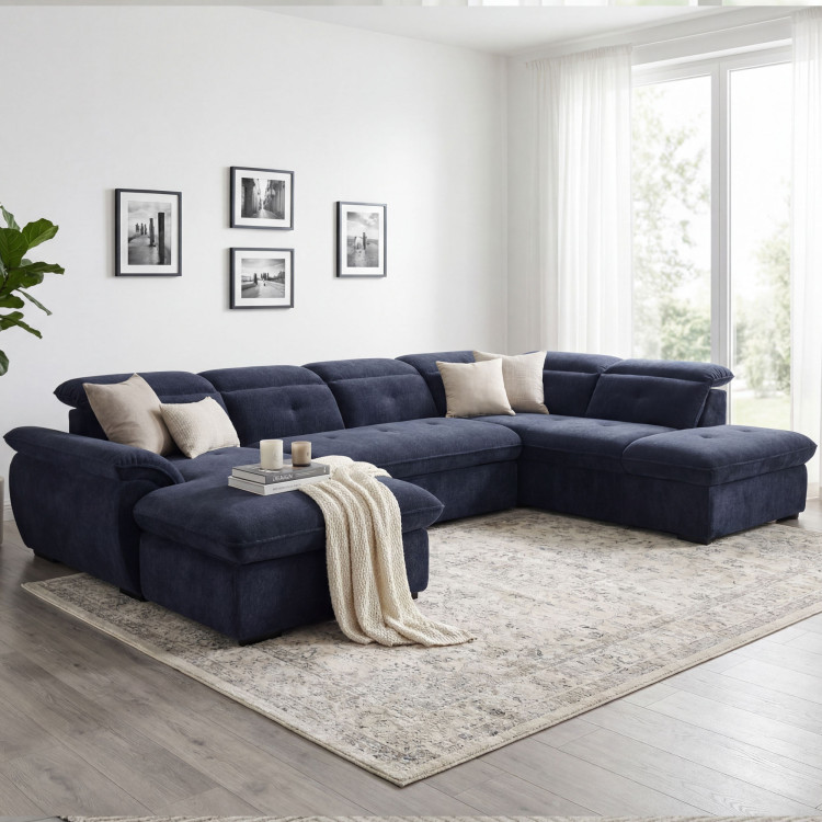 Velche Wohnlandschaft in U-Form ZOOM – Farbauswahl