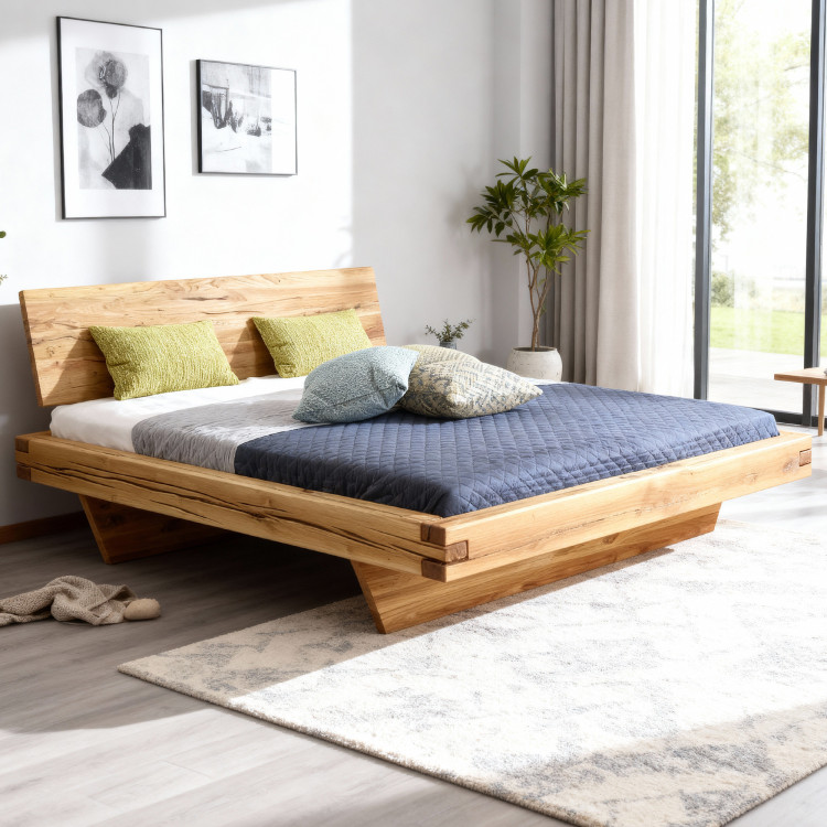 Massivholzbett natur Matus 180 x 200 cm