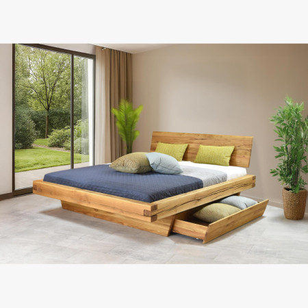 Massivholzbett natur Matus 180 x 200 cm