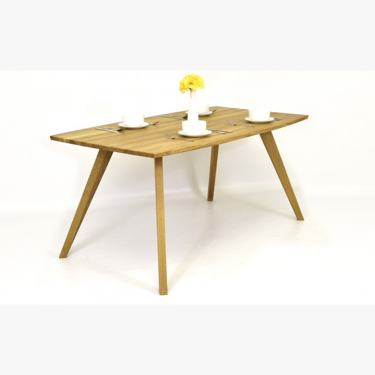 Jedálenský set pre štyri osoby z masívneho dreva Madrid stoličky