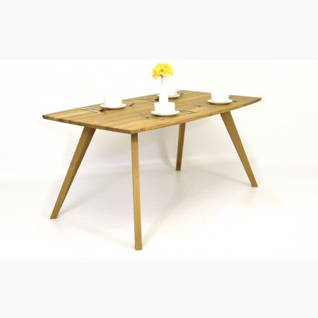 Jedálenský set pre štyri osoby z masívneho dreva Madrid stoličky