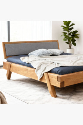 Luxusní postel z dubových trámů Spider 160 x 200 - robustní & elegantní 2