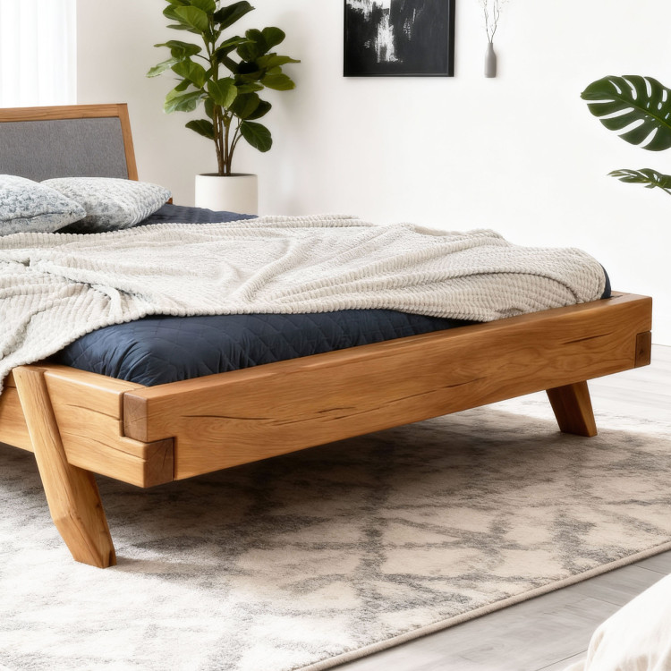 Luxusní postel z dubových trámů Spider 160 x 200 - robustní & elegantní