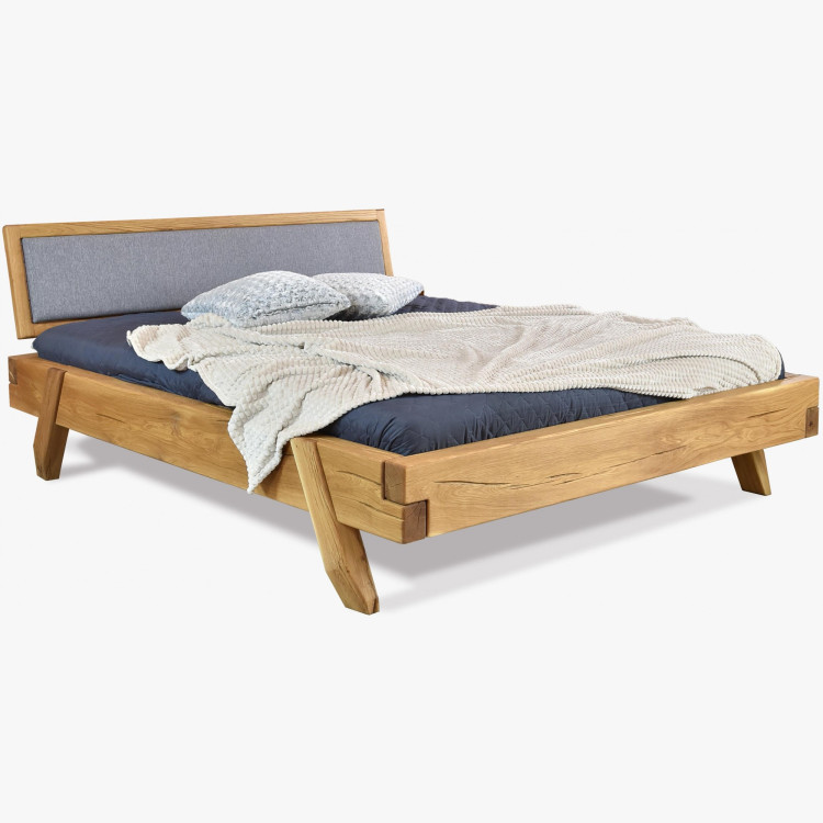 Luxusní postel z dubových trámů Spider 160 x 200 - robustní & elegantní