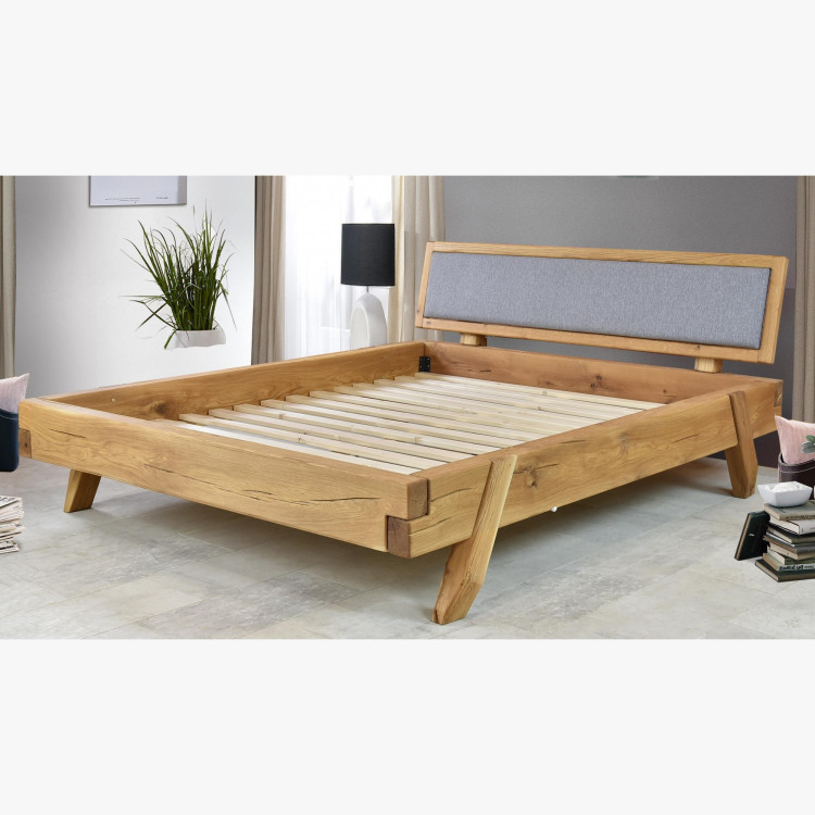 Luxusní postel z dubových trámů Spider 160 x 200 - robustní & elegantní