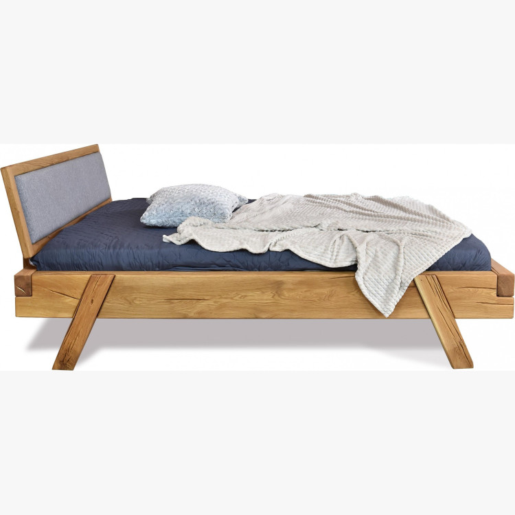 Luxusní postel z dubových trámů Spider 160 x 200 - robustní & elegantní