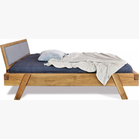 Luxusní postel z dubových trámů Spider 160 x 200 - robustní & elegantní