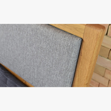 Luxusní postel z dubových trámů Spider 160 x 200 - robustní & elegantní