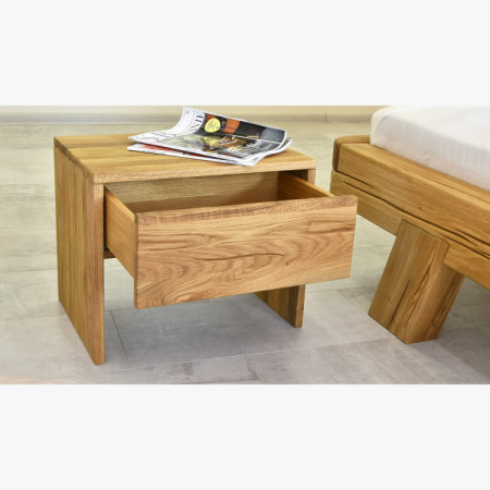 Dubett Luxusbett aus Balken Mia 200 x 200 cm Ehebett