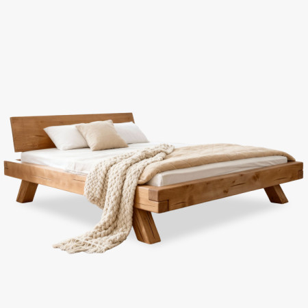 Holzbett aus Balken Miky 180 x 200 cm – Massivholz Fichte