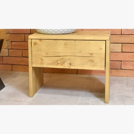 Poste aus Balken MIA Fichte 160x200 cm – Massivholz Doppelbett