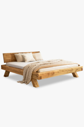 Holzbett aus Eiche 180 x 200 Miky – robust & elegant 2