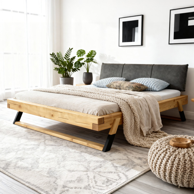 Massivholzbett 180 x 200 cm Josef aus Fichtenholz