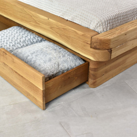 DubLuxus-Doppelbett 180 x 200 Ehebett Anika aus Eiche