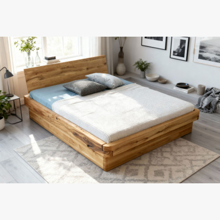 DubLuxus-Doppelbett 180 x 200 Ehebett Anika aus Eiche