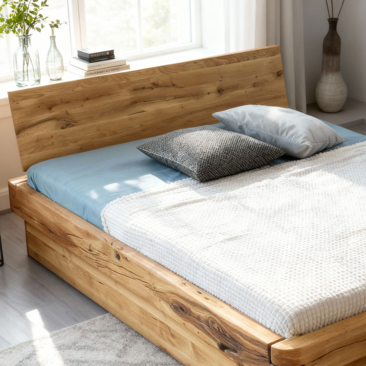 DubLuxus-Doppelbett 180 x 200 Ehebett Anika aus Eiche