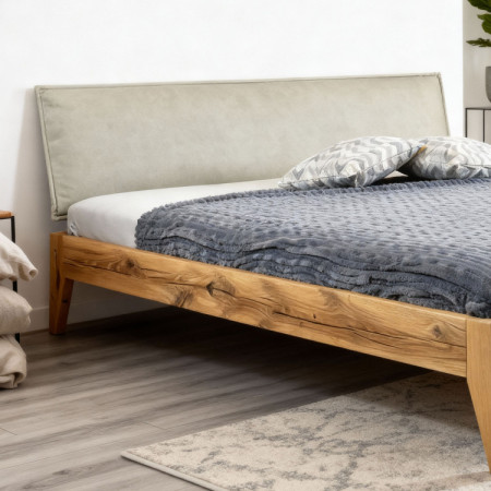 Massives Doppelbett William aus Eiche 180x200 cm