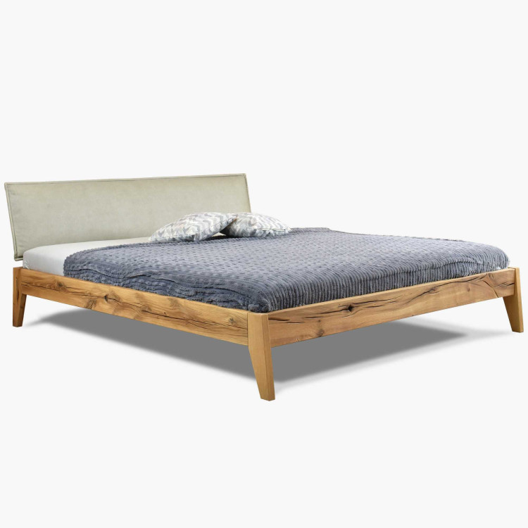 Massives Doppelbett William aus Eiche 180x200 cm