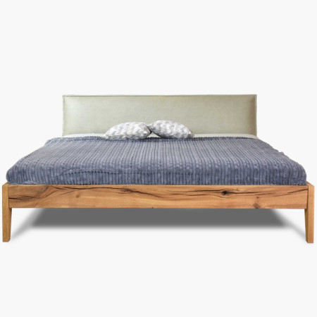 Massives Doppelbett William aus Eiche 180x200 cm