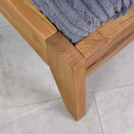 Massives Doppelbett William aus Eiche 180x200 cm