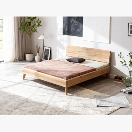 Ehebett aus Eiche Weiß 180x200 cm – Skandinavisches Design