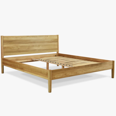 Postel aus massivem Eichenholz 180 x 200 cm