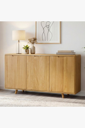 Eichenkommode natur mit Türen skandinavisches Design