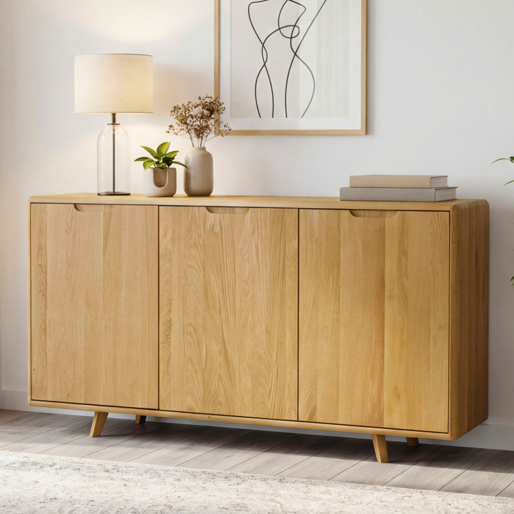 Eiche Kommode mit Türen, Farbe Eiche natural