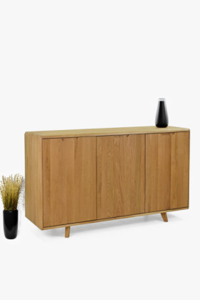 Eiche Kommode mit Türen, Farbe Eiche natural 2