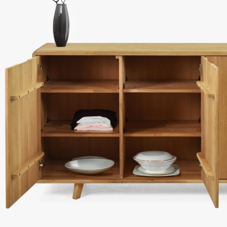 Eiche Kommode mit Türen, Farbe Eiche natural