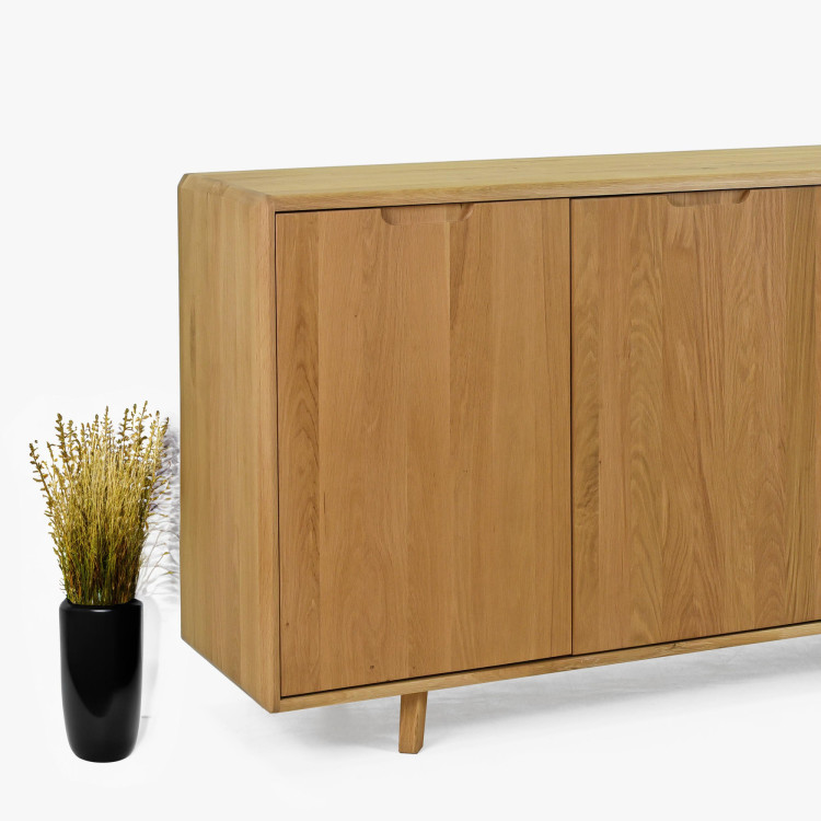 Eiche Kommode mit Türen, Farbe Eiche natural