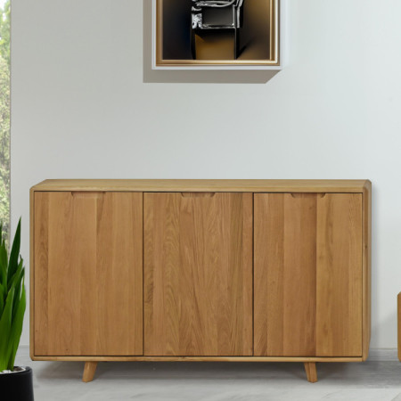 Eiche Kommode mit Türen, Farbe Eiche natural