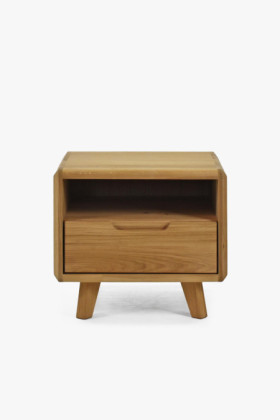 Nachttisch, Massiv Eiche Natural 2