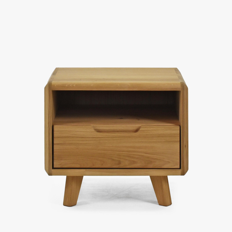 Nachttisch, Massiv Eiche Natural