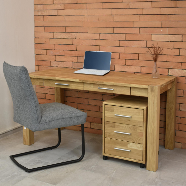 Pc Schreibtisch aus Eichenholz