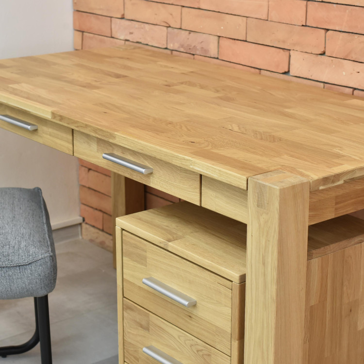 Pc Schreibtisch aus Eichenholz