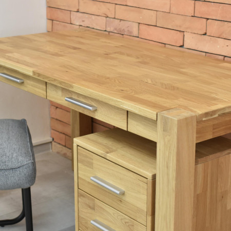Pc Schreibtisch aus Eichenholz