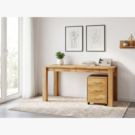 Pc Schreibtisch aus Eichenholz