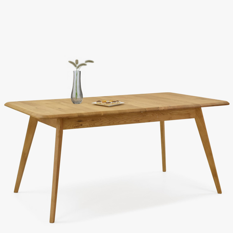 Dřevěný dubový rozkládací stůl 160 - 200 cm