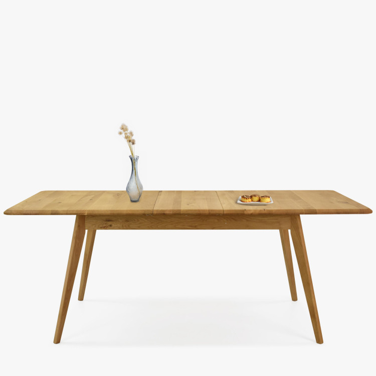 Dřevěný dubový rozkládací stůl 160 - 200 cm