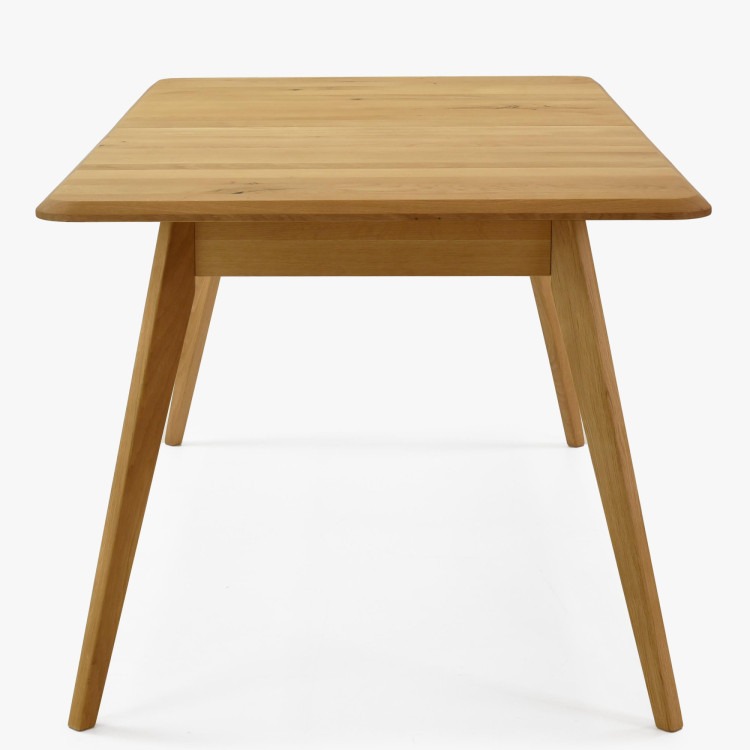 Dřevěný dubový rozkládací stůl 160 - 200 cm