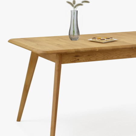 Dřevěný dubový rozkládací stůl 160 - 200 cm