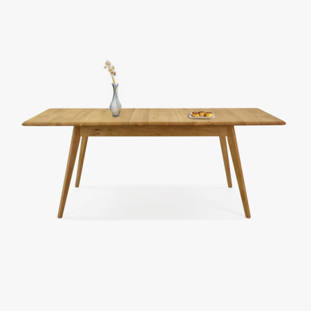 Dřevěný dubový rozkládací stůl 160 - 200 cm